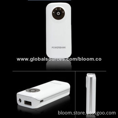 5,200mAh Mobile Phone Charger with LED Flashlight, Suitable for iPhone/iPad/iPod
